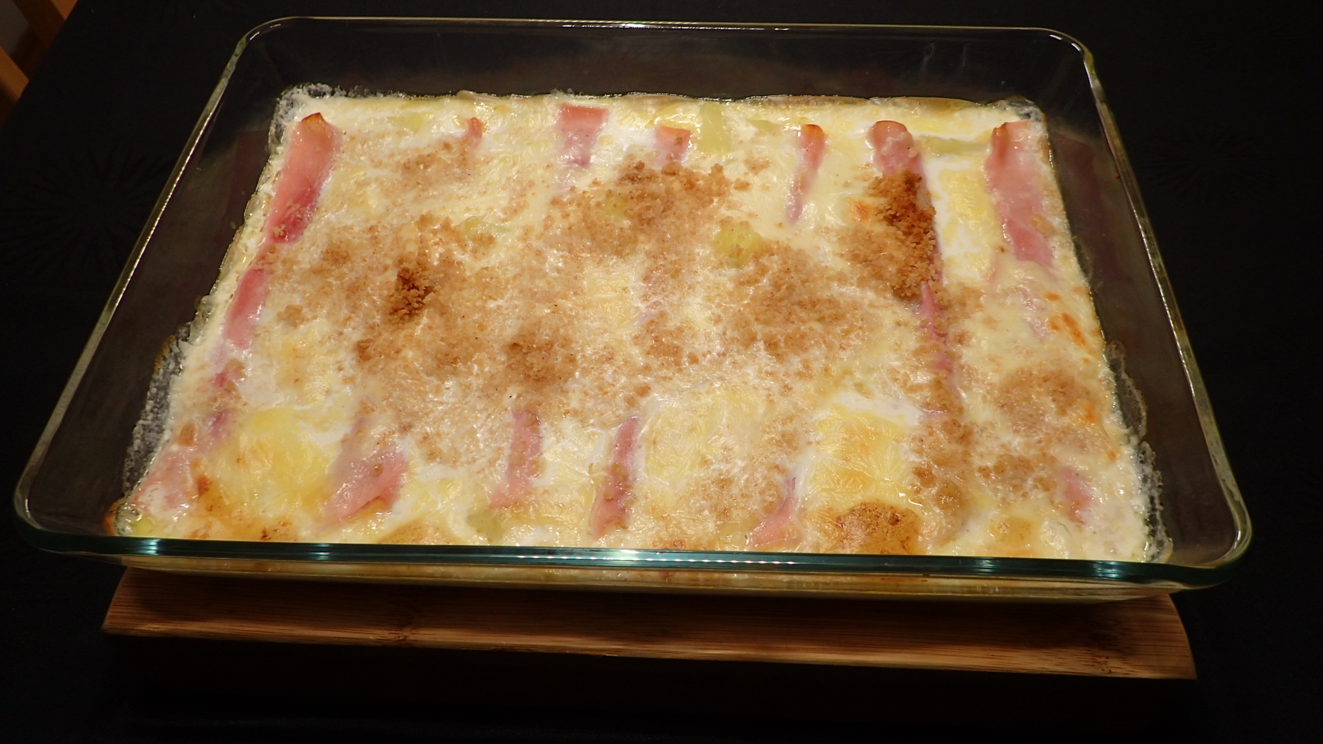 Spargelröllchen überbacken