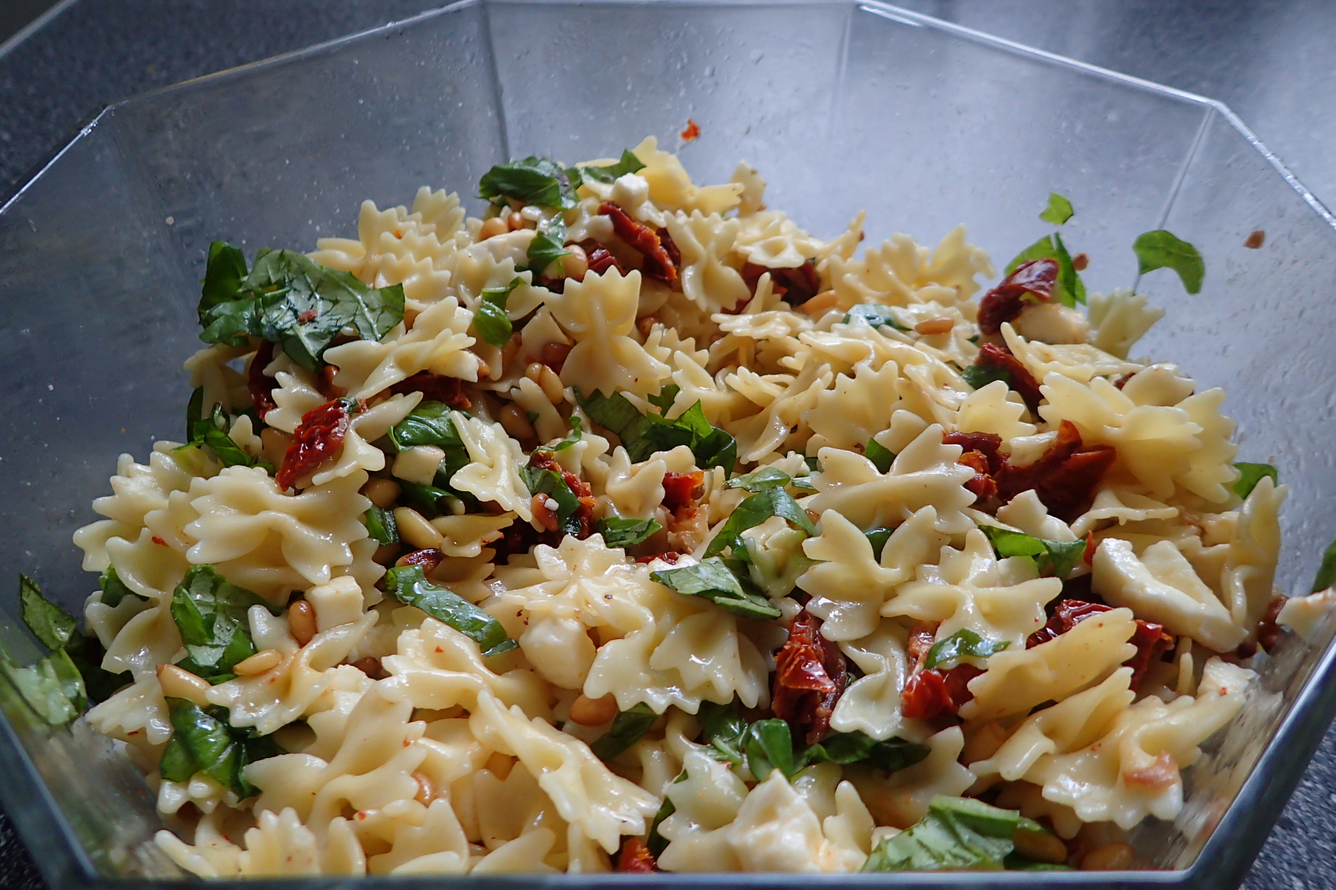 Nudelsalat, mediterran