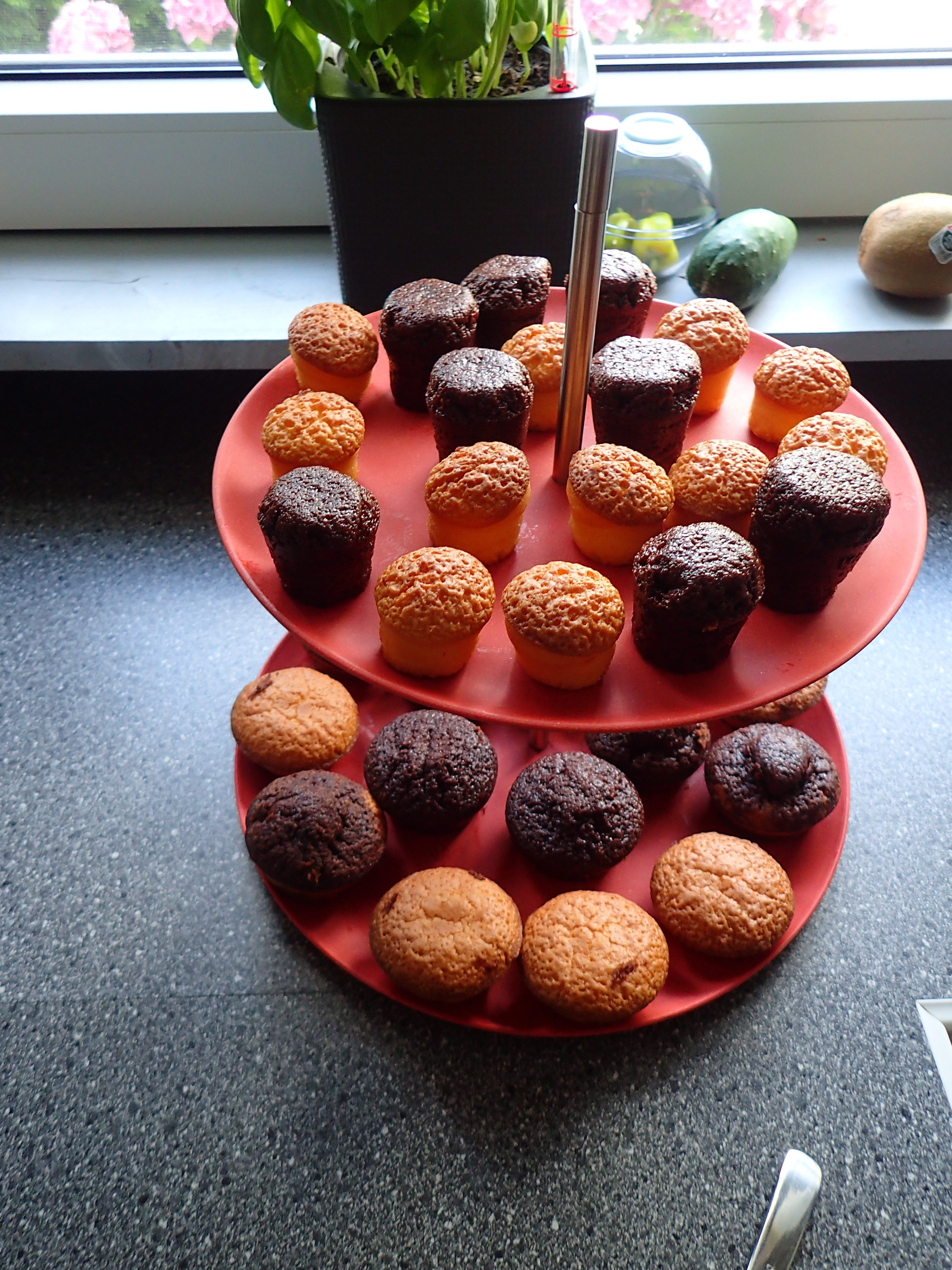 Weiße Schokomuffins