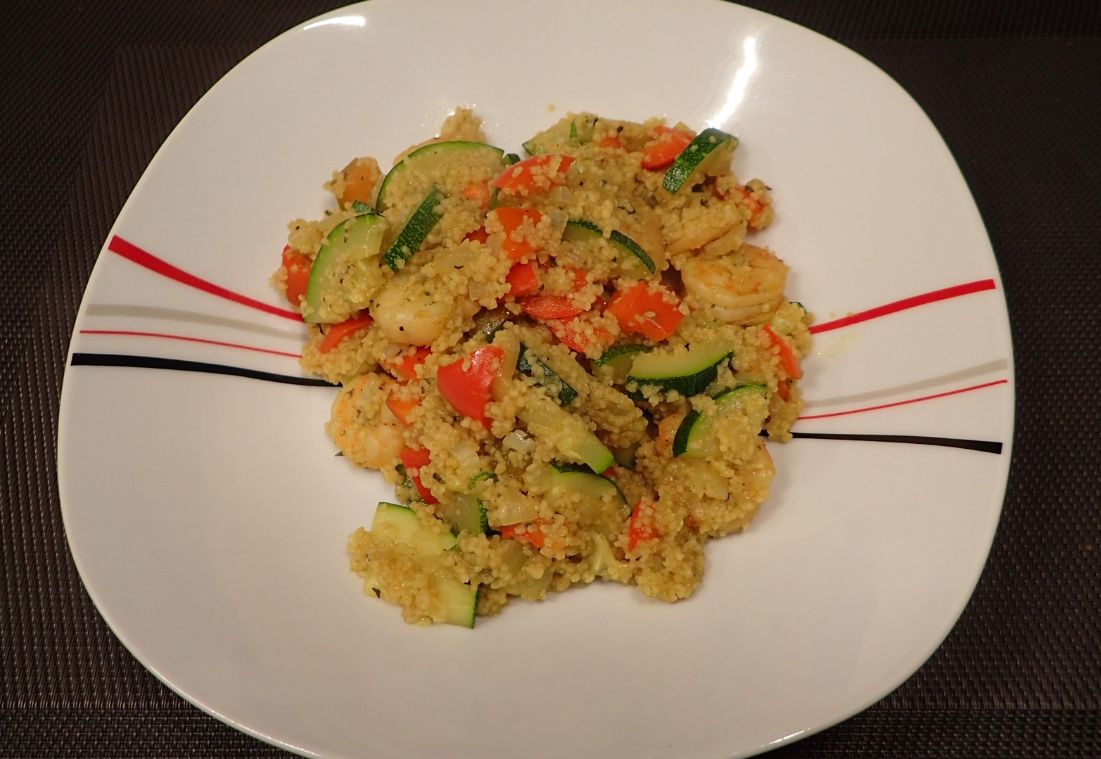 Garnelen-Couscous-Pfanne