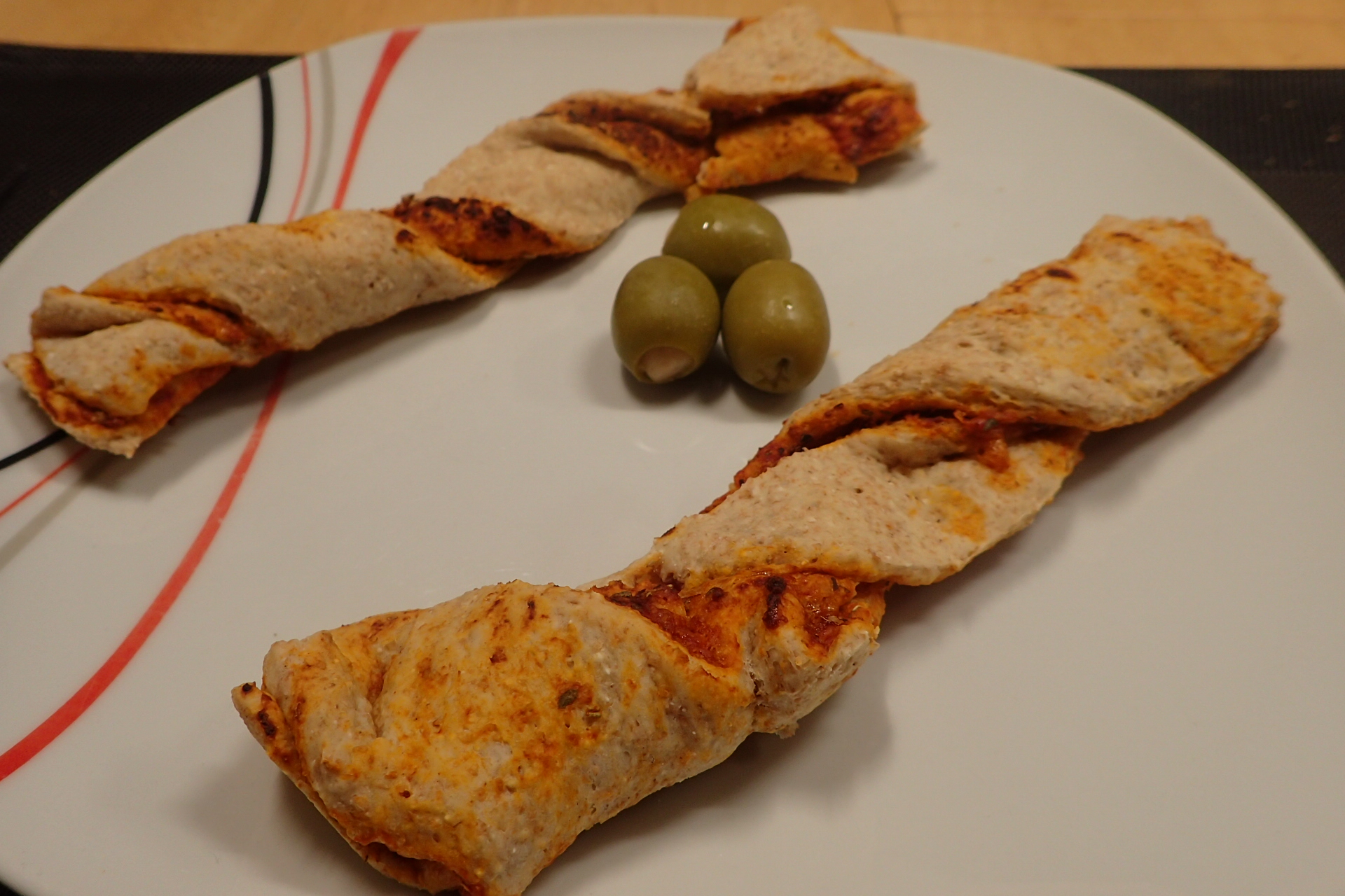 Dinkel-Pizzastangen