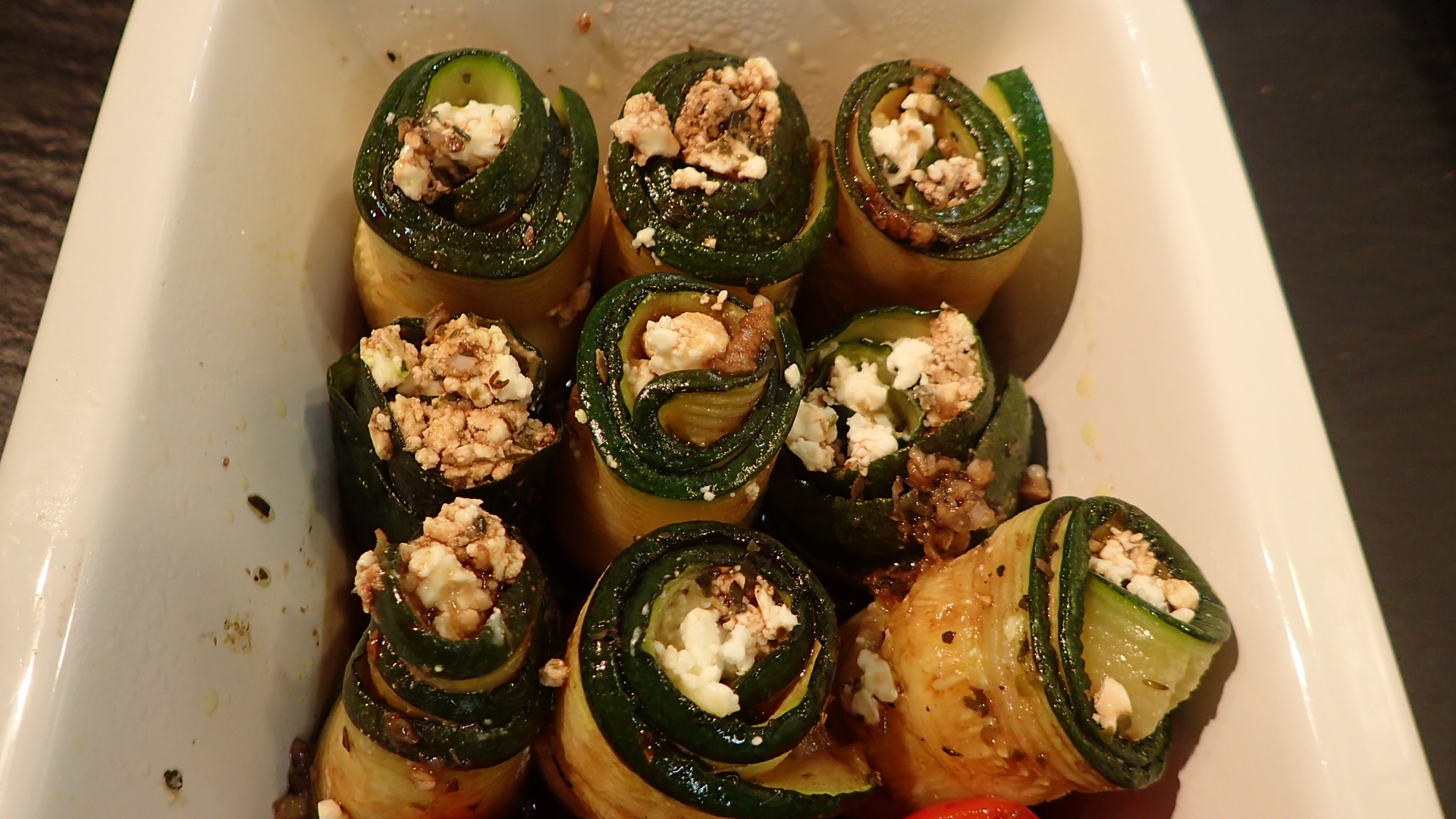 Zucchini-Röllchen