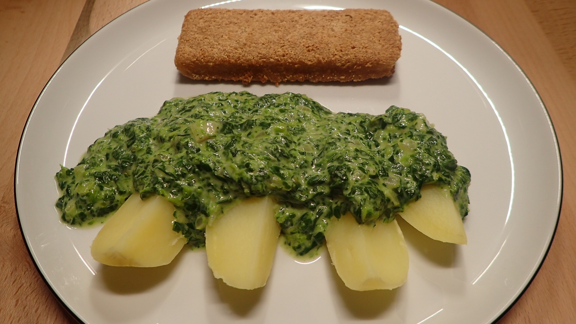 Spinat-Frischkäse-Soße