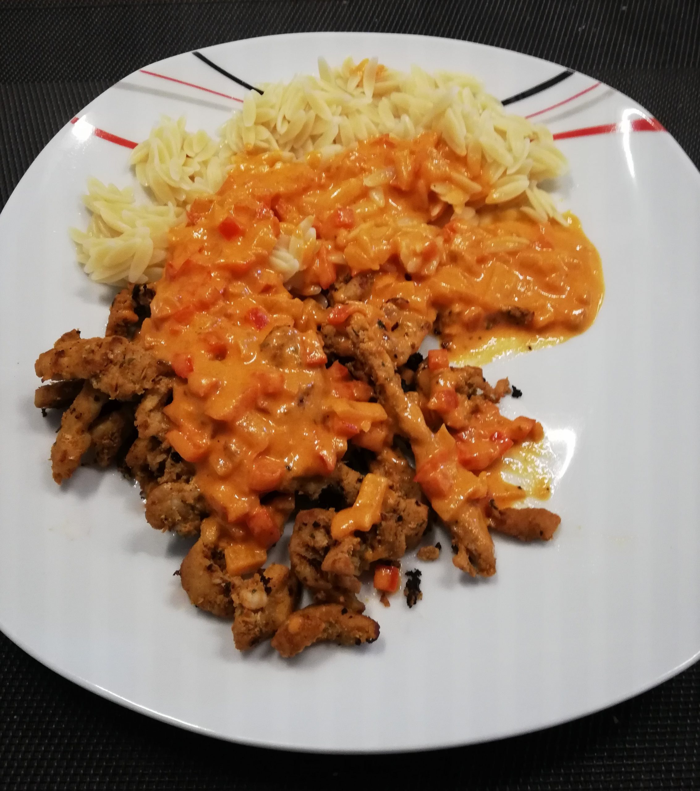 Paprika-Sahne-Soße Metaxa Art (alkoholfrei)