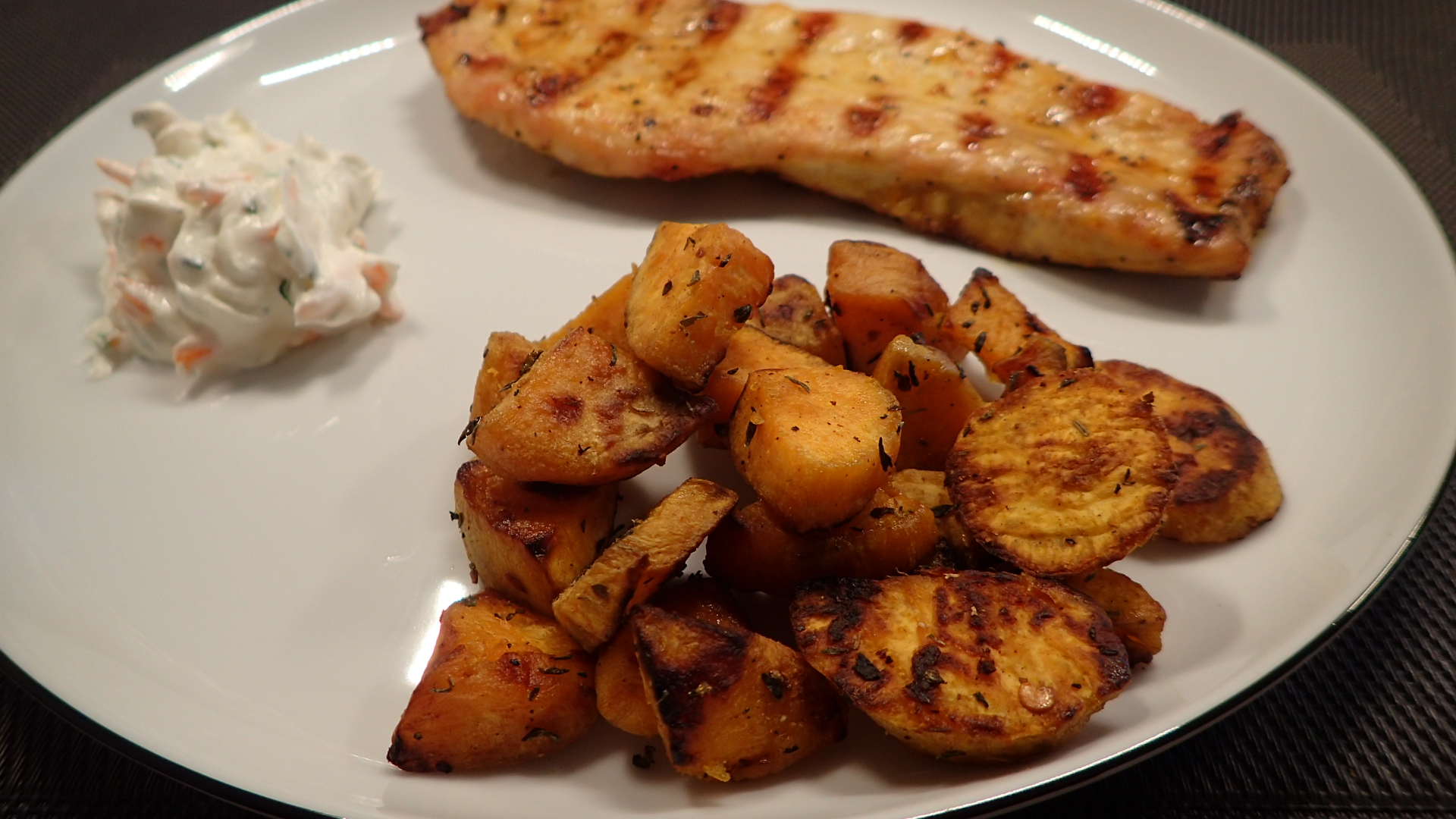 Süßkartoffeln vom Grill
