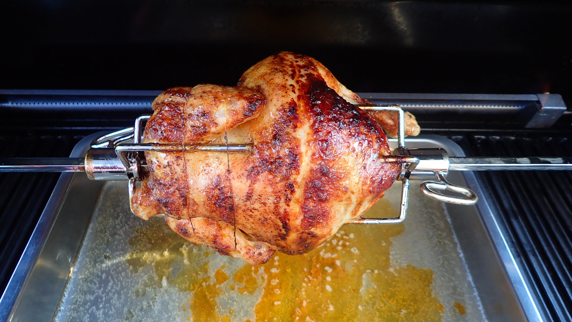 Hähnchen vom Grillspieß