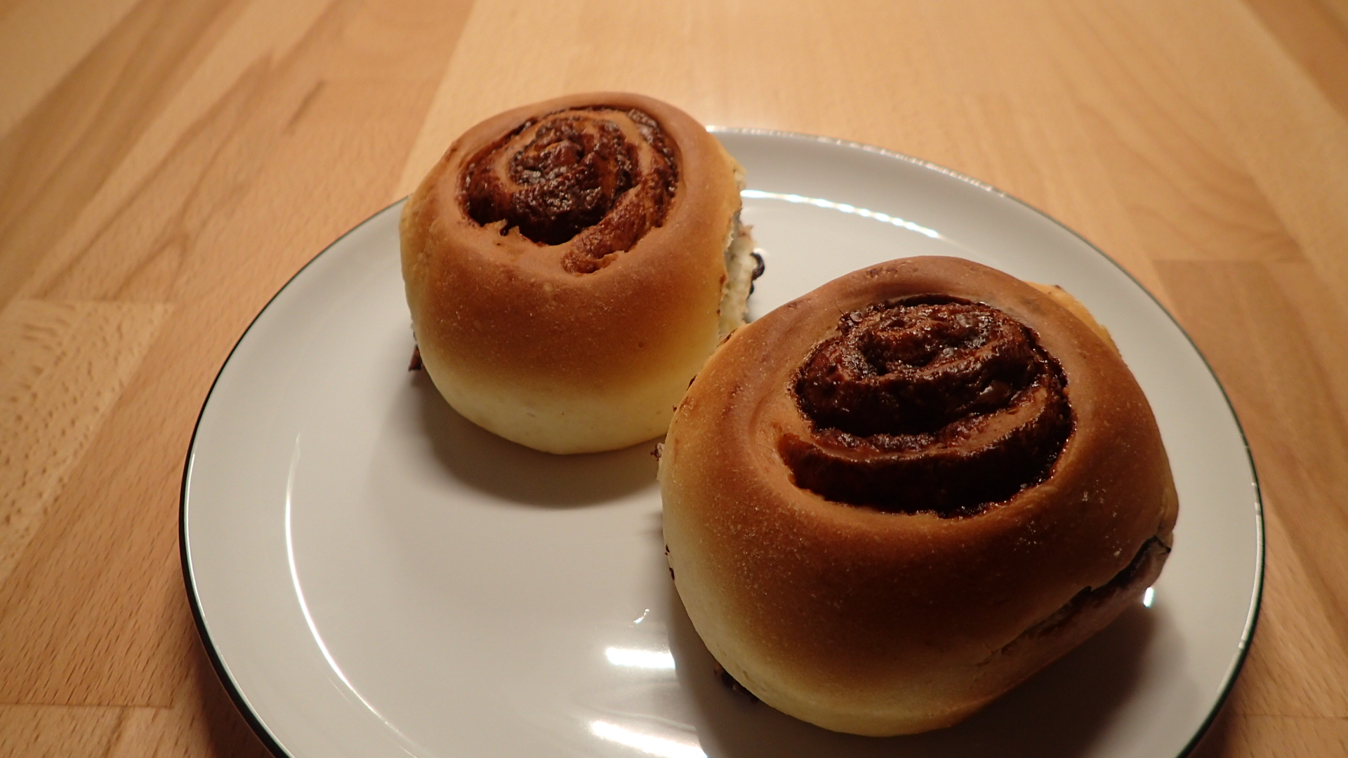 Nutella-Zimt-Schnecken