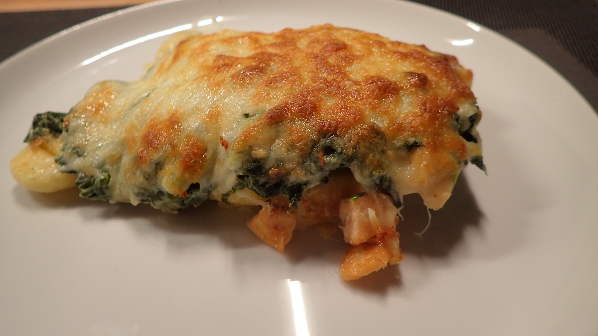 Gnocchi-Spinat-Auflauf